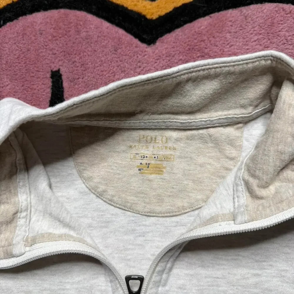 Polo Ralph Lauren Embroidered Logo 1/4 Zip Sweatshirt Size XL